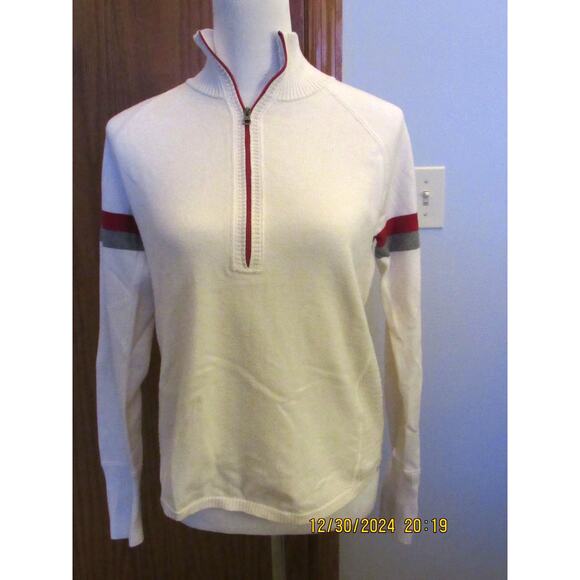 Adventure-Ready Eddie Bauer Pullover – Medium, Red/White - Picture 1 of 5